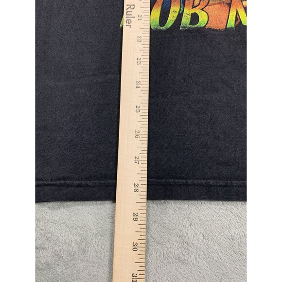 Vtg Bob Marley Men's Black XL T-Shirt Caribbean Surf Don't worry about a thing - Picture 5 of 10